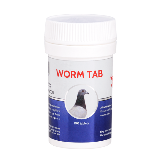 [CES220] Cest Pharma Worm Tabs 100 Tab - Pigeons, Racers, Show, Tumblers Etc