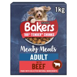 BAKERS Adult Dog Meaty Meals Beef