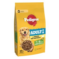Pedigree Complete Adult Dry Dog Food Poultry and Vegetables