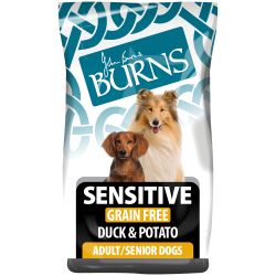 Burns Sensitive Grain Free Adult/Senior Dog Duck & Potato
