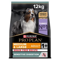 PRO PLAN 1+ Adult Dog Grain Free Sensitive Digestion Turkey