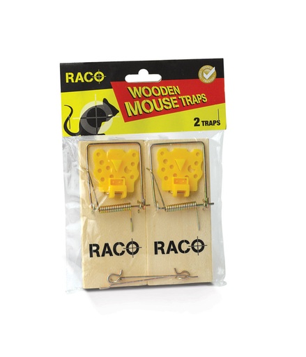 [raco1092] Raco Wooden Mouse Trap Pack Of Two