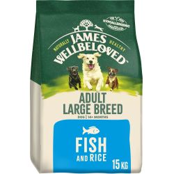 James Wellbeloved Adult Large Breed Dry Dog Food Fish & Rice