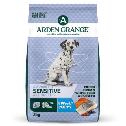 Arden Grange Sensitive grain free puppy ocean white fish & potato