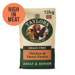 Taylors Adult & Senior Working Dog Grain Free Chicken
