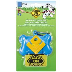 Bags on Board Bone Dispenser Blue +30 bags