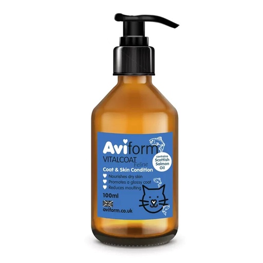 Aviform Vitalcoat For Cat' Coat & Skin Supplement Conditioner