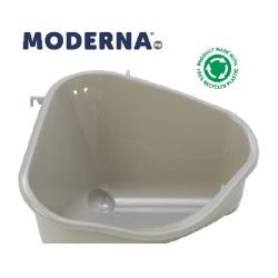 Moderna Corner Litter Pan Warm Grey
